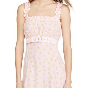 Faithfull the Brand Pink Luda Floral Mini Dress